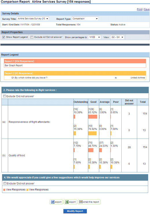 Comparison Report