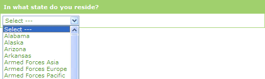 Drop-Down Question 