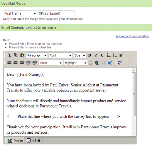 How to write mail to client