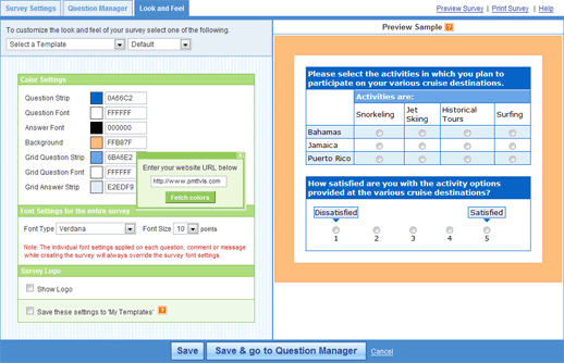 Survey Template