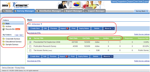 Zarca Survey Manager